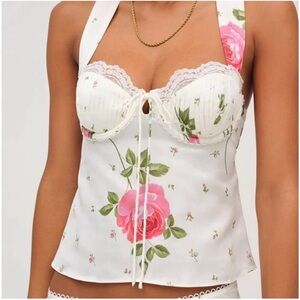 For Love and Lemons Rosebud Corset Top